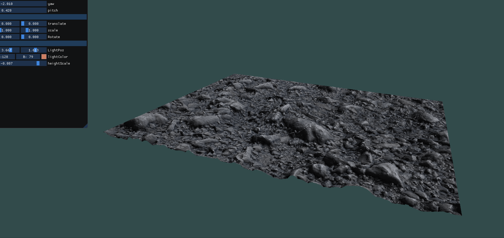 Parallax on 4k texture